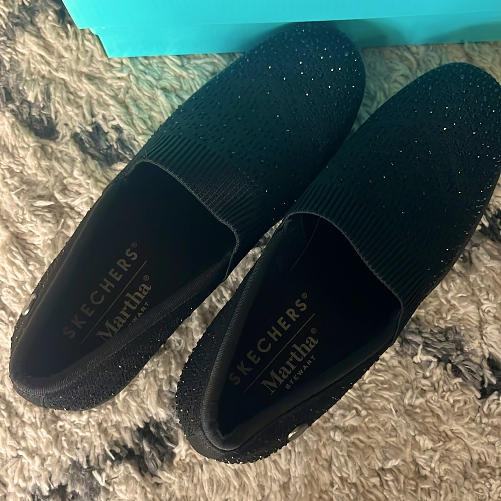 Martha Stewart Sketchers Black with SPARKLE.